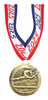 Gymnastics Female 1.75 inch Blade 3D Diecast Medal [MBD1-GF]
