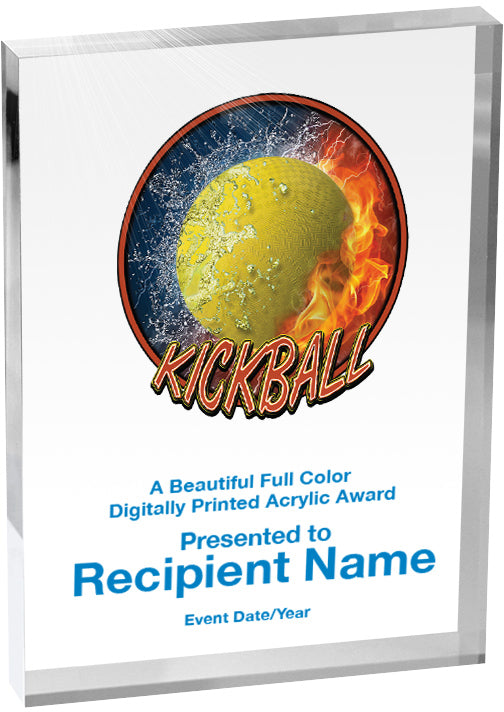 Kickball Vibrix Acrylic Award [A57BV-KKBL]