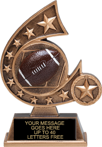 Football Comet Resin Trophies [RCOM5-FB]