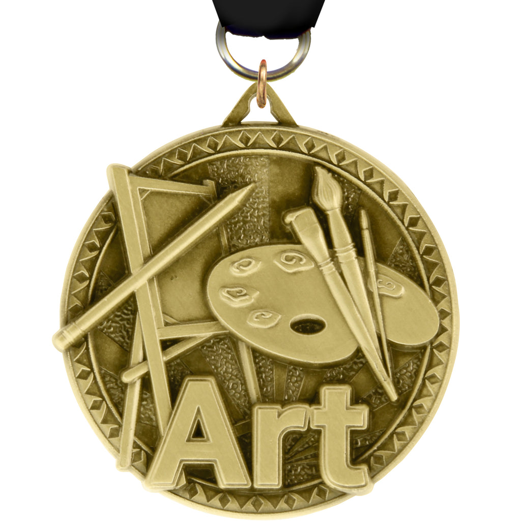 2" Art Ultra-Impact 3-D Medal [MDTD2-ART]