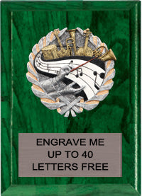 5"x7" Music Millennium Plaque [PMC57-MC]