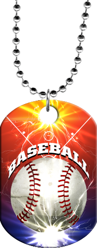Baseball Monster Dog Tag [DTXL-BS]