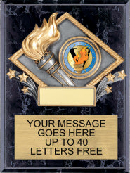 Victory Color Diamond Plaque [P9RCD75-VY]