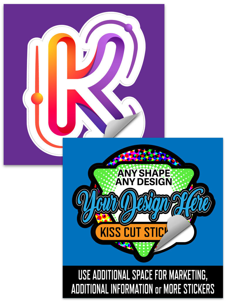 Custom Kiss Cut Sticker - 3x3 inch [SXTK-KC-3X3]