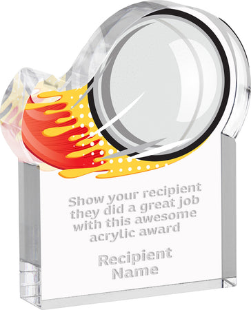 Beer Pong Splatters Acrylic Award- 3x4 inch [ASLM-34-BRPNG-Q]