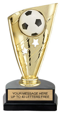 Soccer Banner Trophy with 3D Sport Ball [TBNR6-SC]
