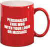 LazerMug Round Ceramic Mug- Red [LMRD11-RED]