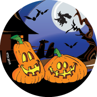 Halloween- Two Pumpkins Insert [TD-2496]