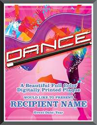 Dance Graphix Plaque [PGFX57-DC]