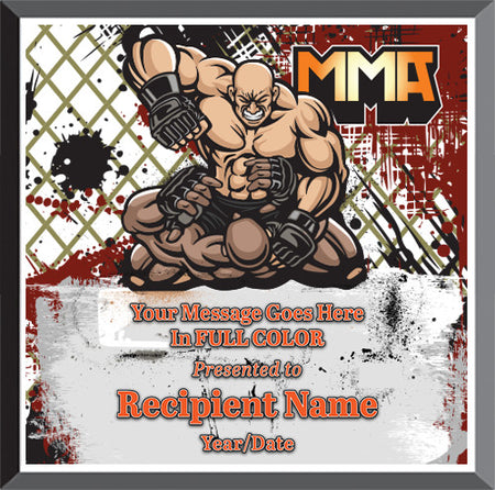 MMA Square Graphix Plaque [PGFXQ1010-MMA]