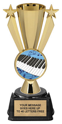 Gold Victory Star Insert Cup on Regal Base [TRGi-P506-G]