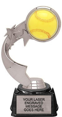 Softball Twistar Trophy- Silver [TWST7-SB-S]