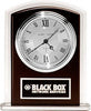 Beveled Glass Clock with wood accent [TDC965]