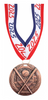 Baseball 1.75 inch Blade 3D Diecast Medal [MBD1-BS]
