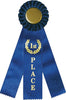 1st Place Triple Streamer Rosette Ribbon [R10R3-1st]