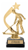 Gold Shooting Star Backdrop Trophy [TBSG8]