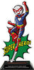 Golf Female Super Hero Acrylic Trophy- 10 inch [TACR10-SH-GLFF-Q]