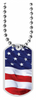 US Flag Dog Tags [DTLAM2-FLG]