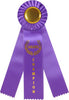 Grand Champion Triple Streamer Rosette Ribbon [R10R3-GRDCMP]