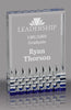 Reflective Blue Base Acrylic Award - 3.5x5 inch [ACRS-3B]