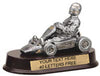 Go Kart Pewter Finish Resin Trophy [SGR771-GK]