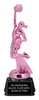 Cheer Pink Metallic Trophy on Synthetic Regal Base [TPNK7-CH]