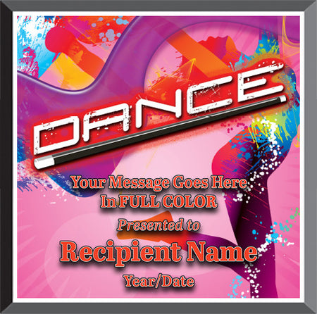 Dance Square Graphix Plaque [PGFXQ1010-DC]