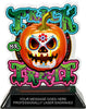 Halloween Sugar Skull Colorix-T Acrylic Trophy - 6.25 inch [TACR6-HLWN-SGRSKL-Q]