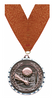 2.75 inch Volleyball Diecast Medal with Diamond Cut Border [MM275DC-VB]