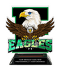 Eagle Mascot Colorix-T Acrylic Trophy- 8.25 inch [TACR8-MSCT-EG-Q]