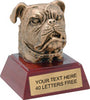 Bulldog Mascot Resin Themes Trophy [S470]