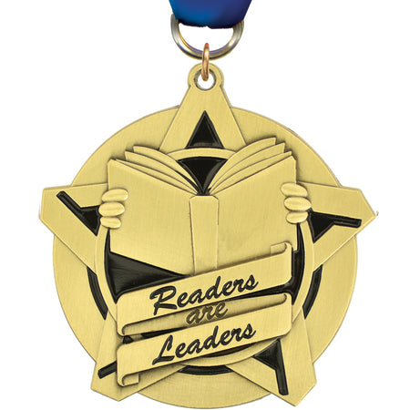 2.25" Readers are Leaders Dynastar Medal [MPDSTR-RAL]