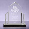 Jewel Post Impress Acrylic Awards - Silver - 7x8 [AJIMP-SLV-8]