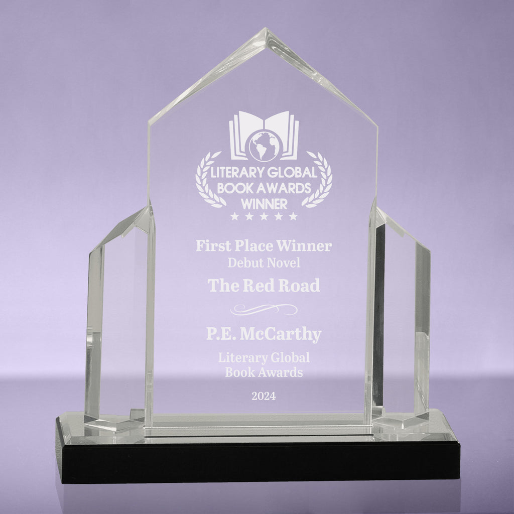 Jewel Post Impress Acrylic Awards - Silver - 7x8 [AJIMP-SLV-8]