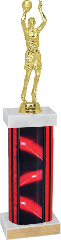 Rectangle/Oval Column Double Marble Trophies