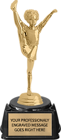 Cheer Junior on Black Base [TRBAS-JCH]