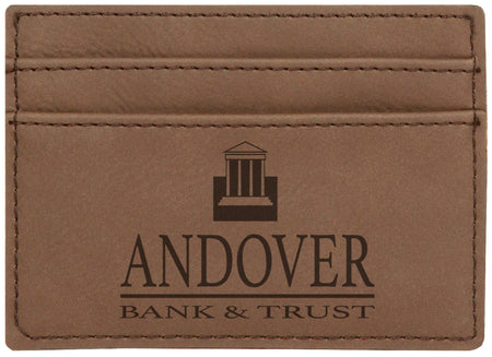 Dark Brown Leatherette Money Clip [MCJ-198]