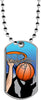 Basketball Dog Tags [DTLAM2-BK]