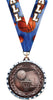 Basketball Diecast Medal with Diamond Cut Border- Bronze [MM2DC-BK-B]