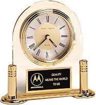 Acrylic Clock with Diamond Spun Dial [TDC18]