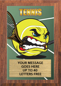 Tennis Full Color KRUNCH Plaque [PKRNCH5-TN]