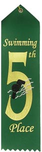 Swimming 5th Place Event Ribbon [R8SER-SW-5TH]
