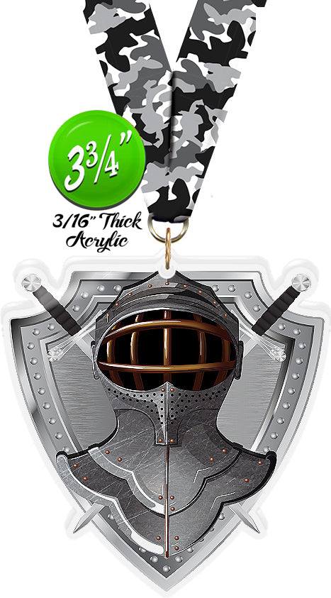Knight Colorix-M Acrylic Medal [MACR375-KNT-Q]