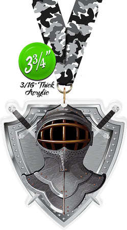 Knight Colorix-M Acrylic Medal [MACR375-KNT-Q]