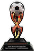 Soccer Tribal Flames Colorix Acrylic Trophy- 7 inch [TACR7-TF-SC-Q]