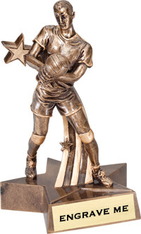 Volleyball Superstar Resin Trophies [Male]