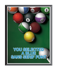 Billiards Graphix Plaque [PGFX912-BL]