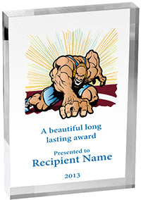 Wrestling Vibrix Acrylic Award [A46BV-WS]