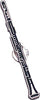 Oboe Silver Enameled Pin [PCM-MC-3]