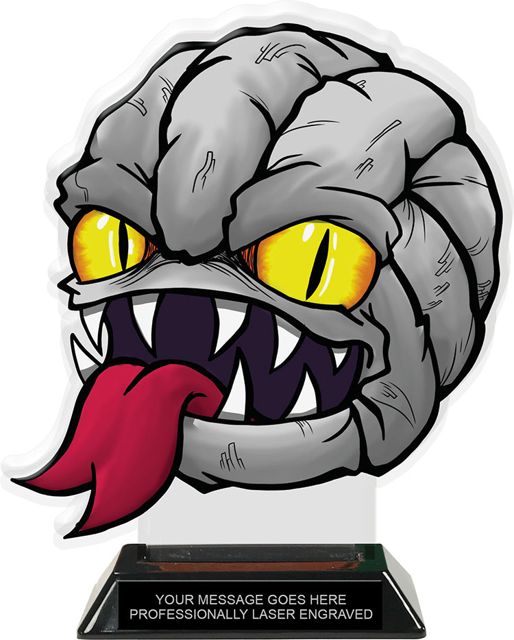 Exclusive Volleyball Zomball Colorix-T Acrylic Trophy - 8.25 inch [TACR8-ZMBL-VB-Q]